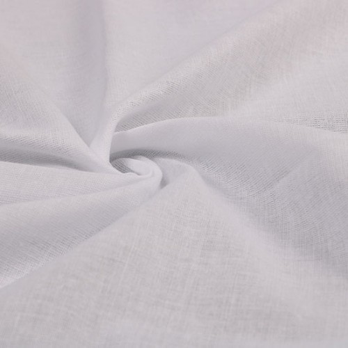 100% Woven Cotton Fusible Interfacing, 44" x 100 Yards, White & Black